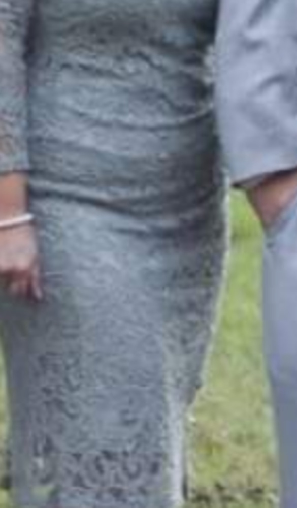 GREY LACE DRESS